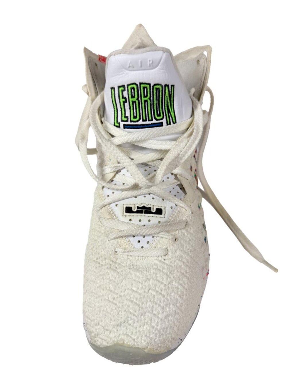 Nike LeBron 17 XVII Command Force White Multi BQ3177-100 Mens 8.5 Basketball - Picture 10 of 15